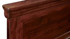 King Size Louis Philippe Brown Bed Frame