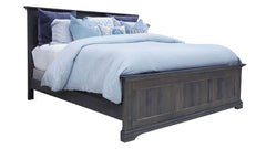 King Size Heights Blvd Antique Slate Bed Frame