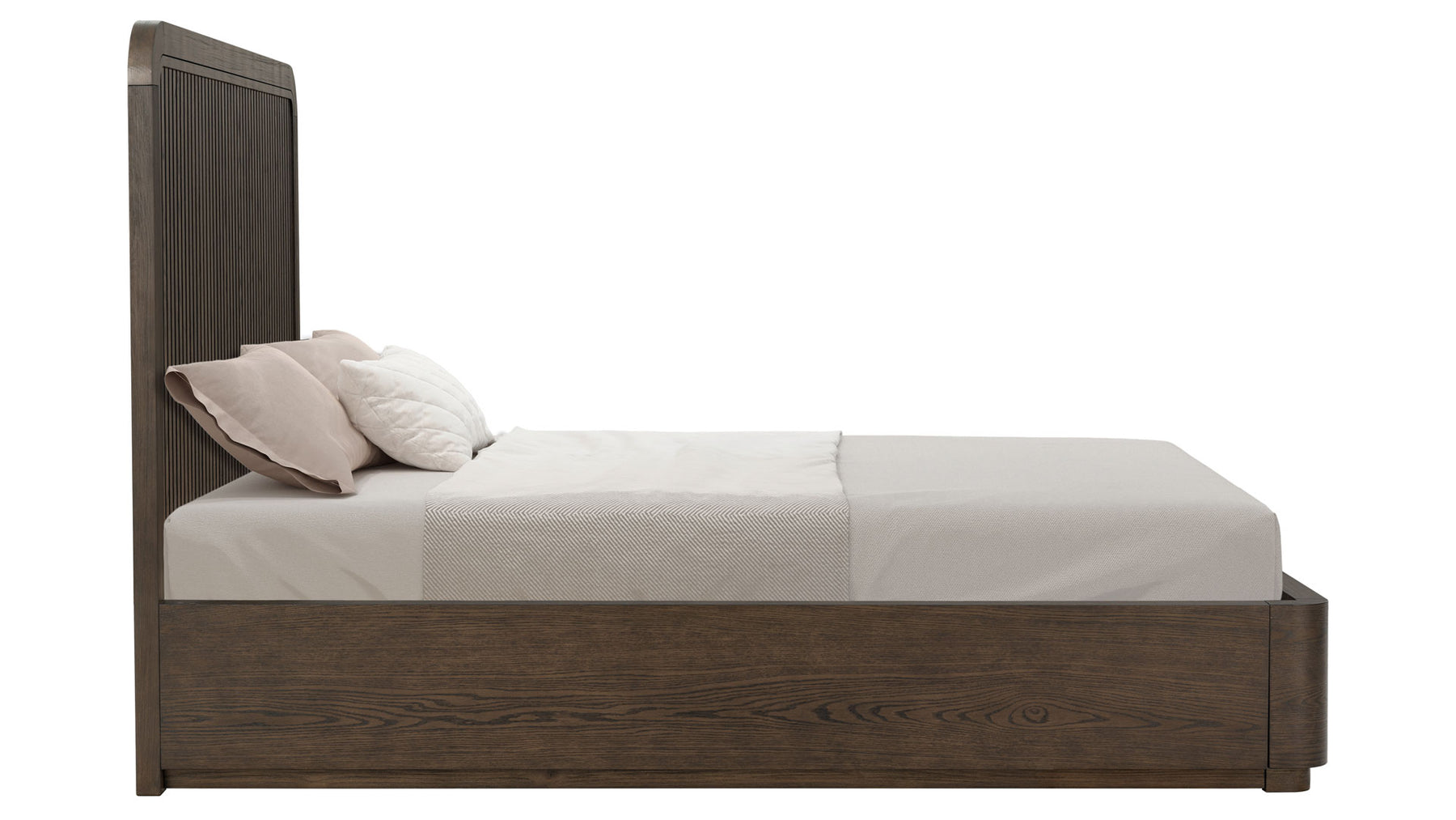 Athens Brownstone King Panel Storage Bed
