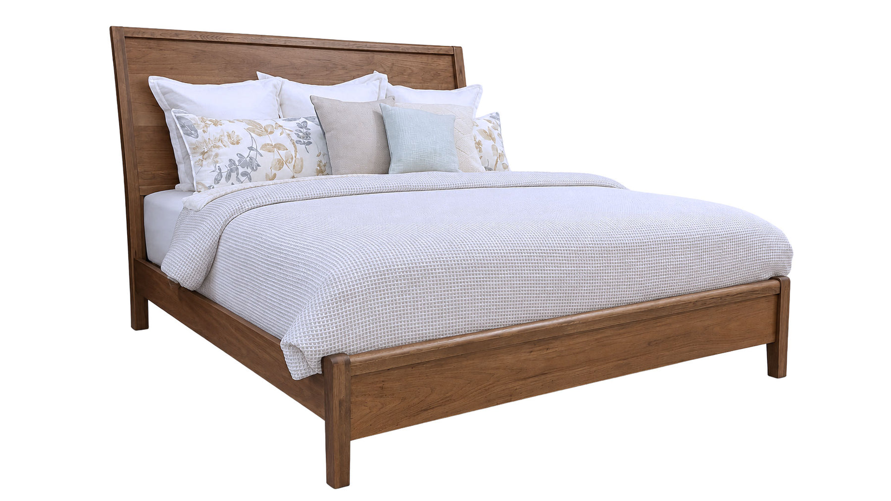 Mercer King Sleigh Bed by Vaughan-Bassett | Made in USA | Gallery Furniture