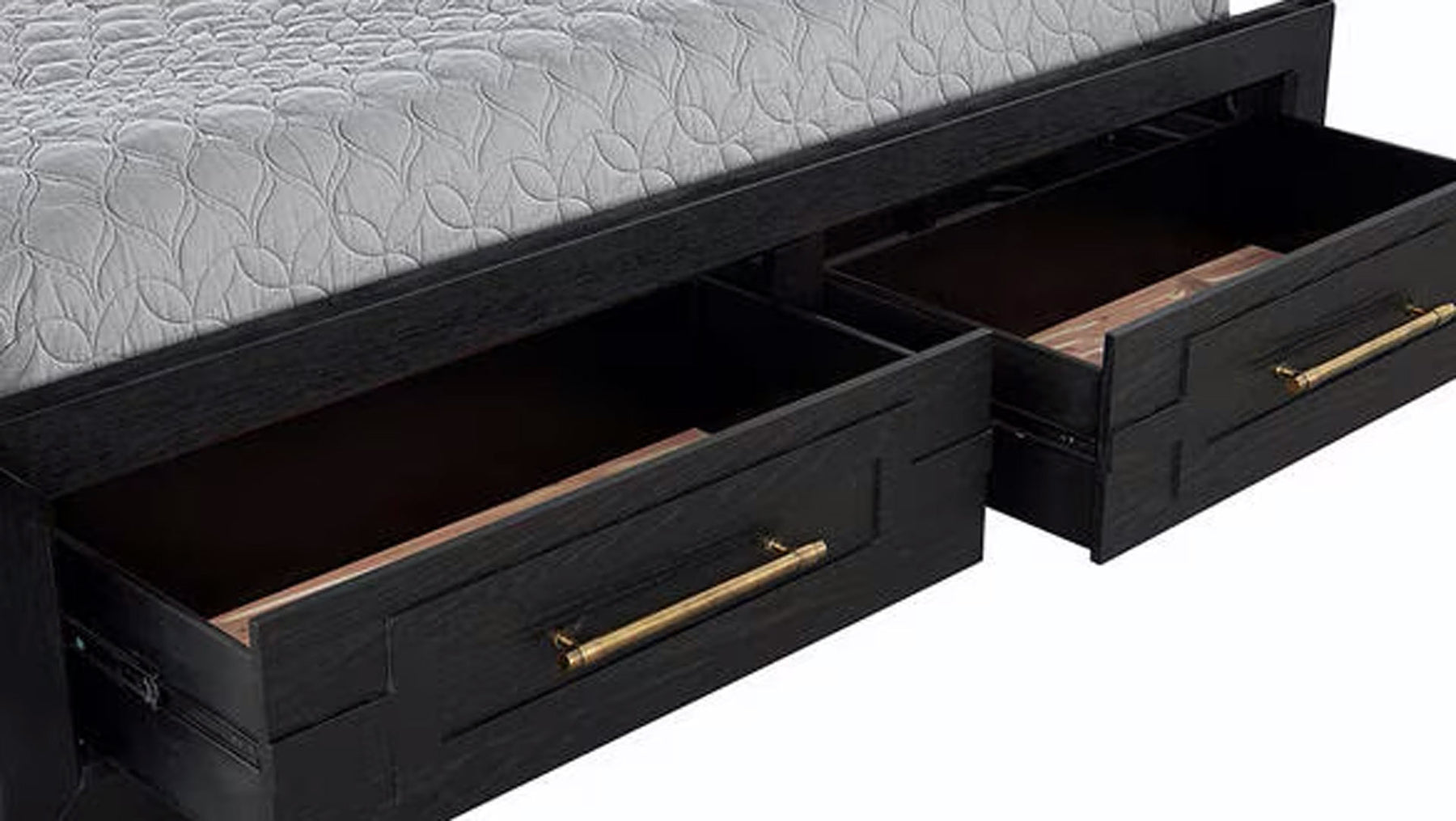 King Size Bellaire Modern Upholstered Storage Bed Frame