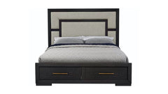 King Size Bellaire Modern Upholstered Storage Bed Frame