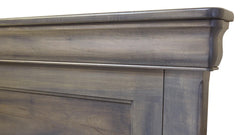 Queen Size Louis Phillipe Gray Bed