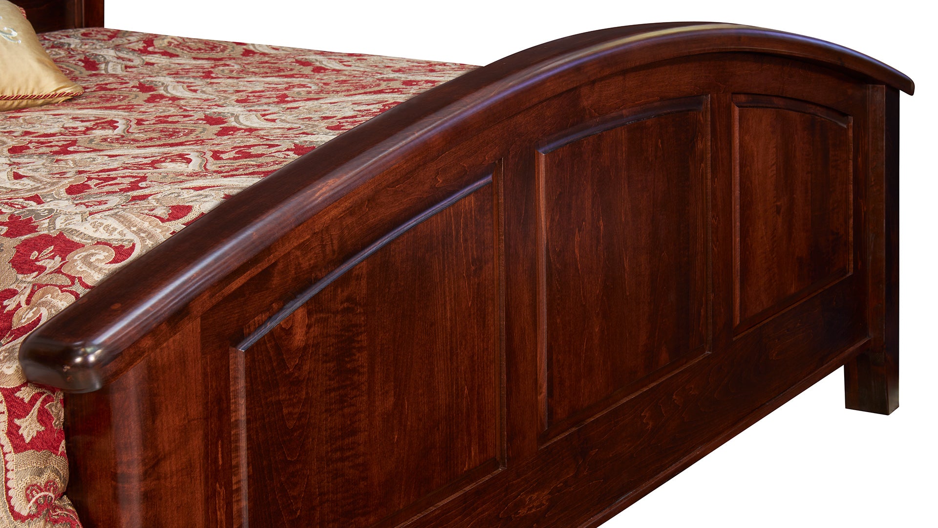 King Size Baypointe Solid Maple Wood Bed Frame