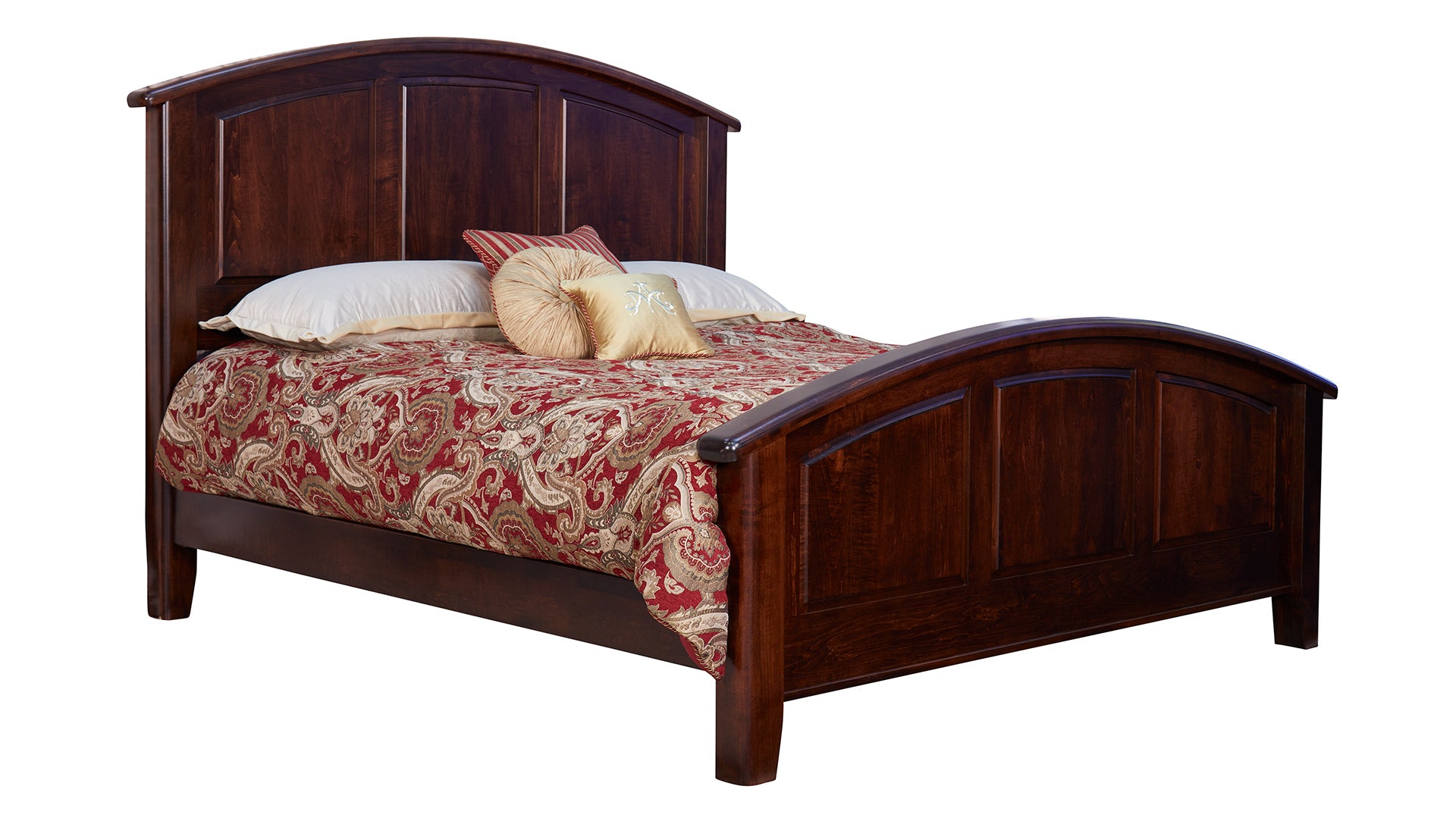 King Size Baypointe Solid Maple Wood Bed Frame