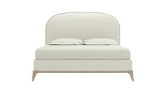 King Size Stickley Maidstone Solid Red Oak Modern Bed