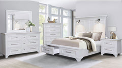 King Size Bayou Vista Modern Farmhouse Storage Bed Frame