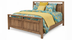 Modern Almond Amish Solid Wood King Bed
