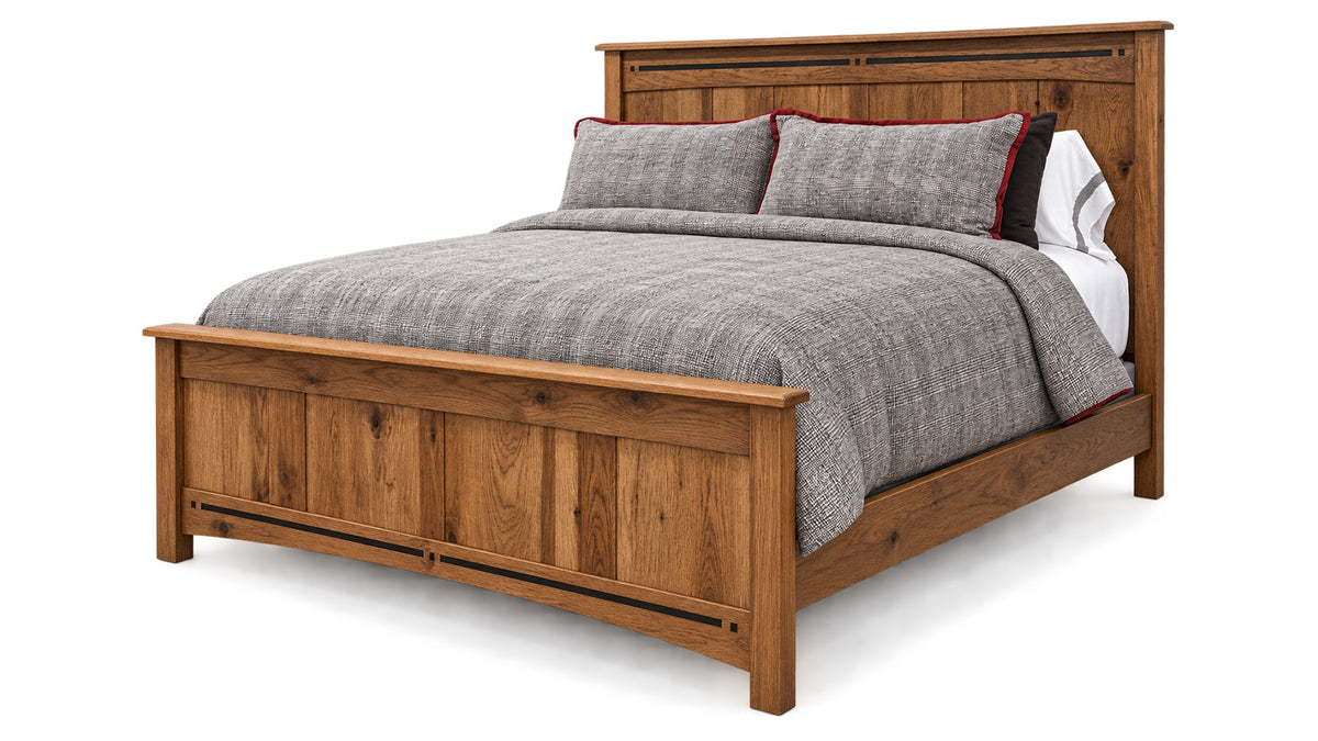 Boulder Creek Amish Solid Hickory King Bed