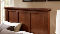 King Size Cherry Bonanza Modern Bed Frame