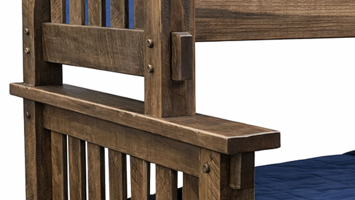 Twin Over Full Solid Wood Bunk Bed | Gallery Furniture