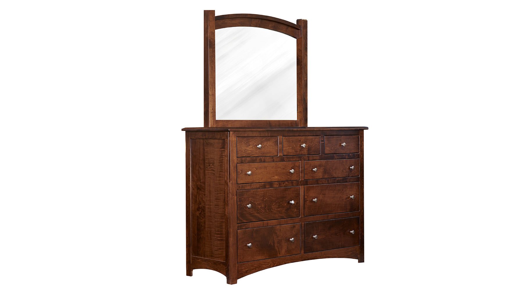 Finland Solid Maple Dresser w/Mirror