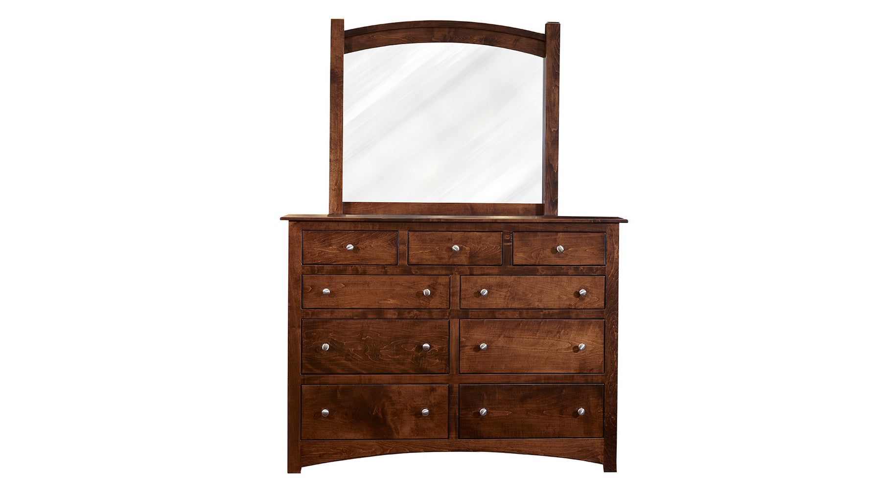 Finland Solid Maple Dresser w/Mirror