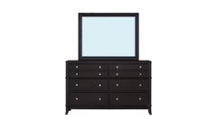 BURTON BLACK DRESSER & MIRROR