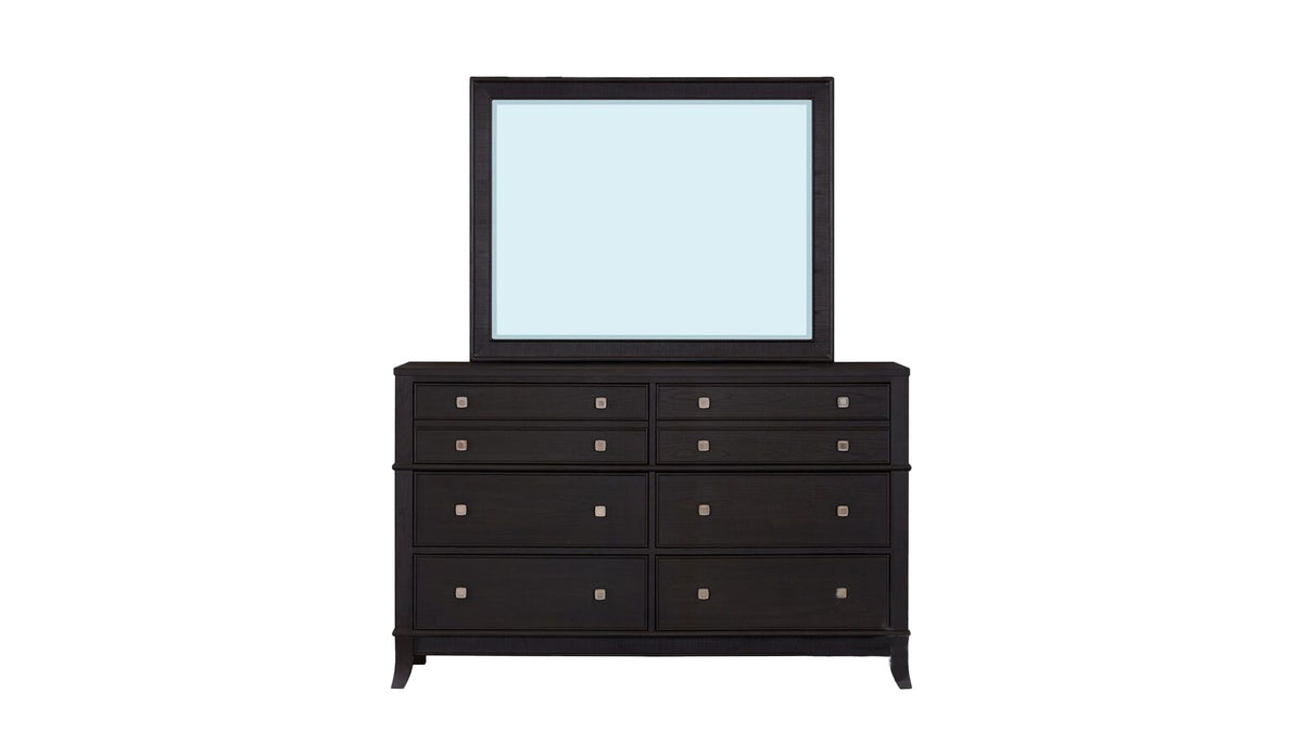 BURTON BLACK DRESSER & MIRROR