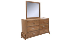 Mercer 2pc Dresser/Mirror by Vaughan-Bassett | Made in USA | Gallery Furniture