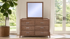 Mercer 2pc Dresser/Mirror by Vaughan-Bassett | Made in USA | Gallery Furniture