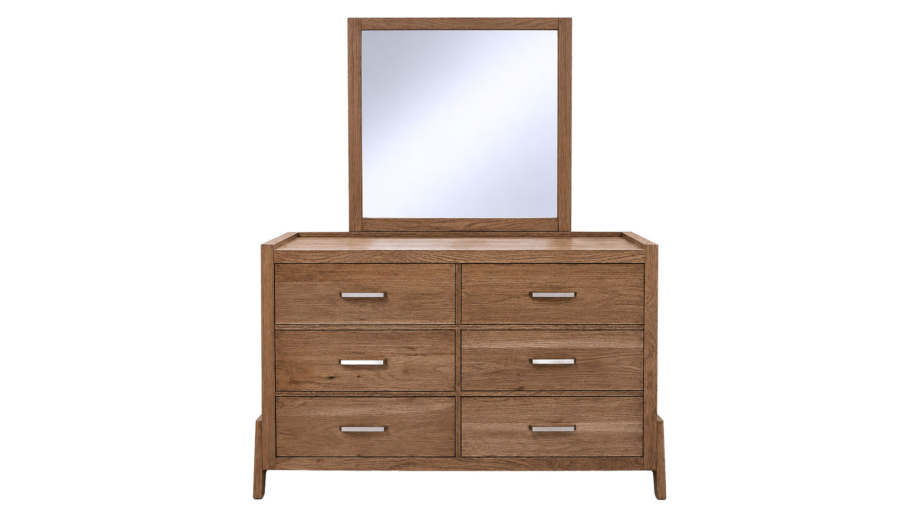 Mercer 2pc Dresser/Mirror by Vaughan-Bassett | Made in USA | Gallery Furniture