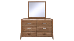 Mercer 2pc Dresser/Mirror by Vaughan-Bassett | Made in USA | Gallery Furniture