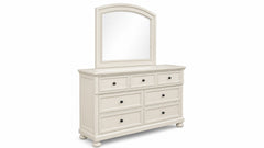 Soriah Sea Shell White 2pc Dresser/ Mirror | Gallery Furniture