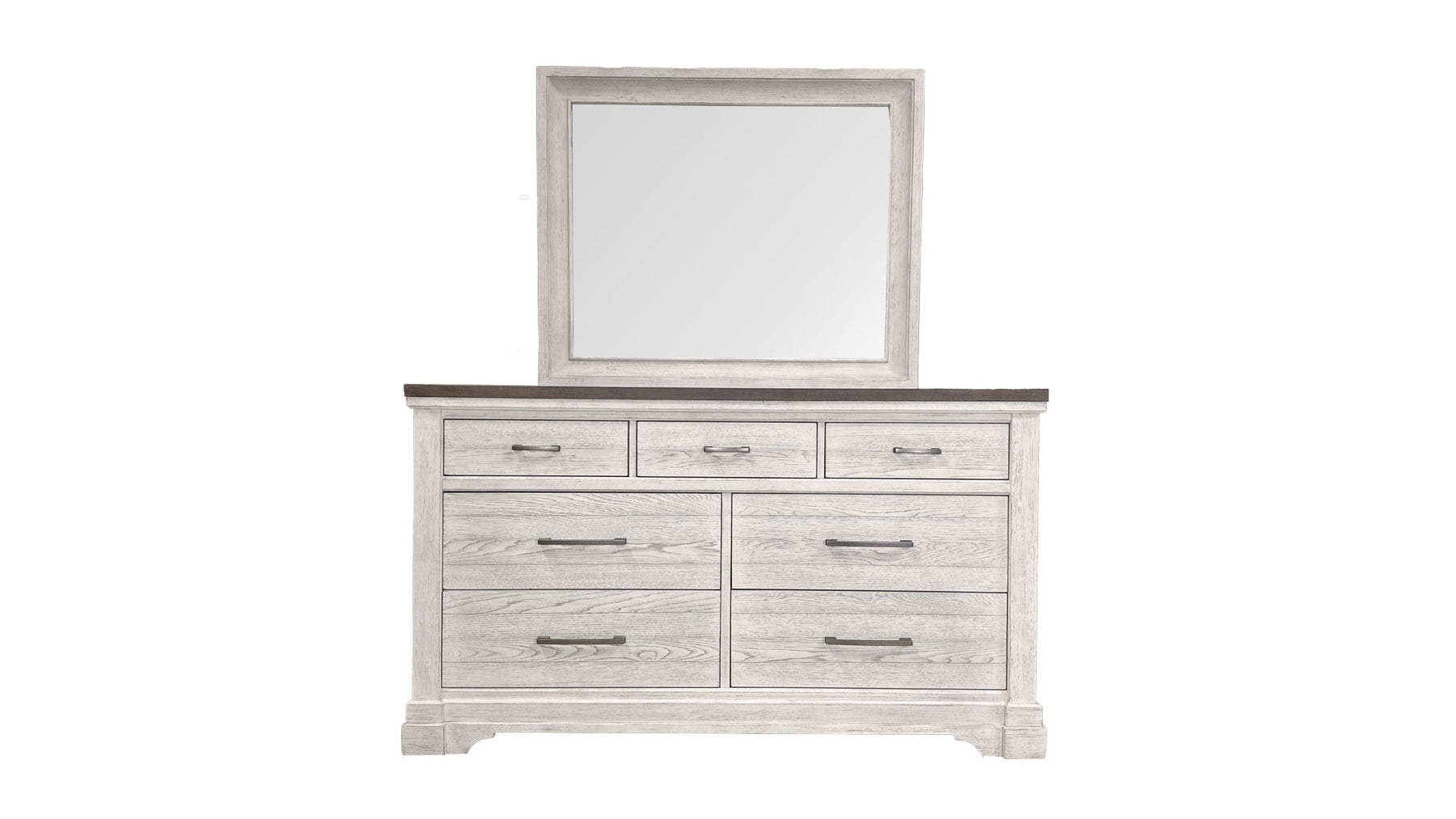 High Plains Modern Farmhouse Dresser w/Mirror