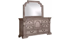Montclair Modern Farmhouse 6 Drawer Dresser w/Mirror