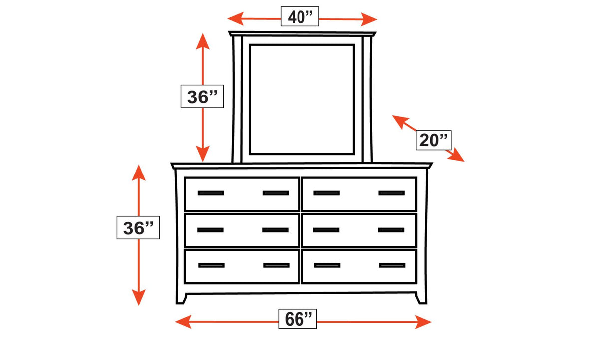 Rockdale Dresser and Mirror