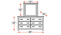 Rockdale Dresser and Mirror