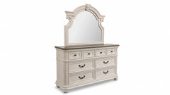 Woodlands 2-Piece Dresser & Mirror | Classic Bedroom Design | Gallery Furniture