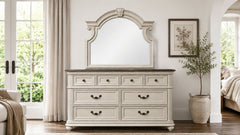 Woodlands 2-Piece Dresser & Mirror | Classic Bedroom Design | Gallery Furniture