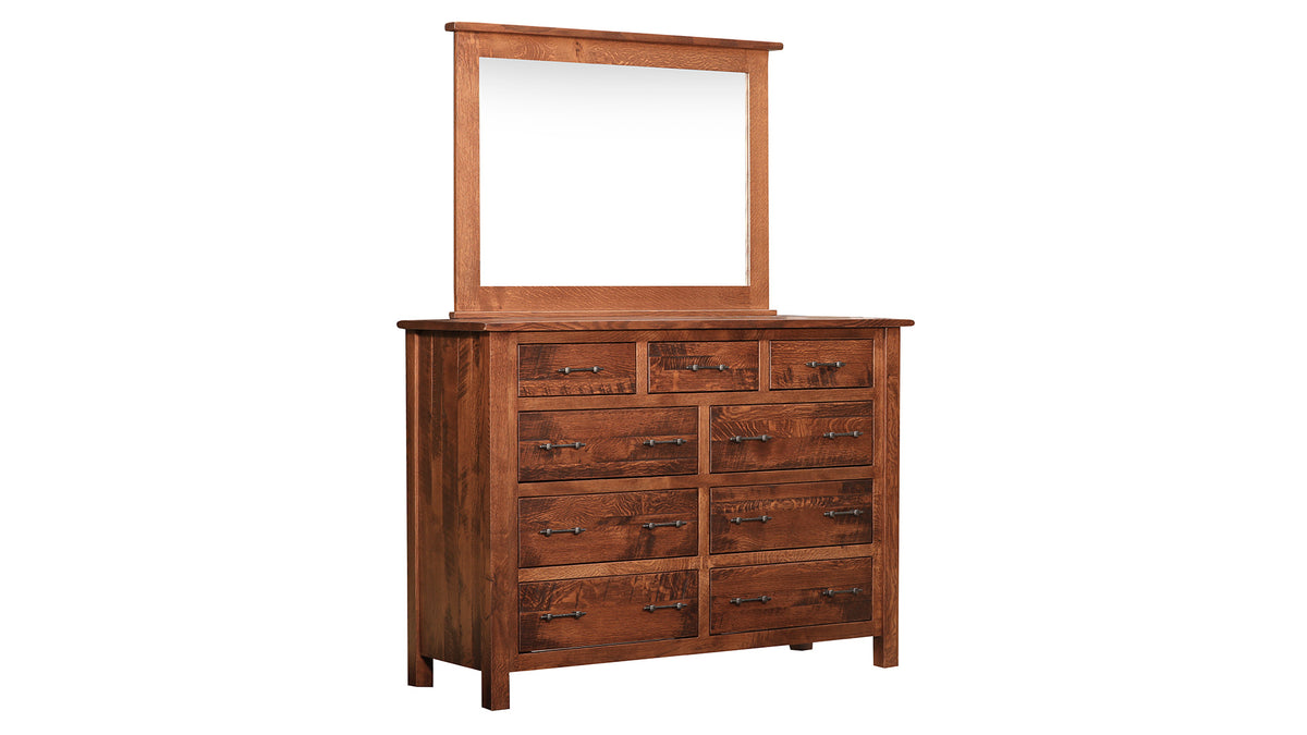Roughsawn Dresser and Mirror