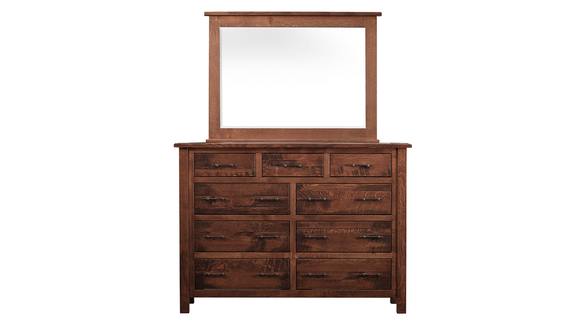 Roughsawn Dresser and Mirror