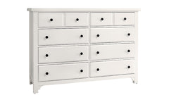 White Farmhouse Dresser and Mirror