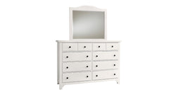White Farmhouse Dresser and Mirror