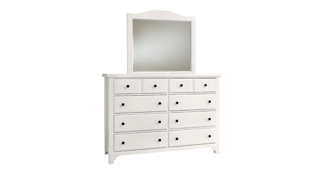 White Farmhouse Dresser and Mirror