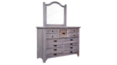 Folkstone Gray Dresser and Mirror