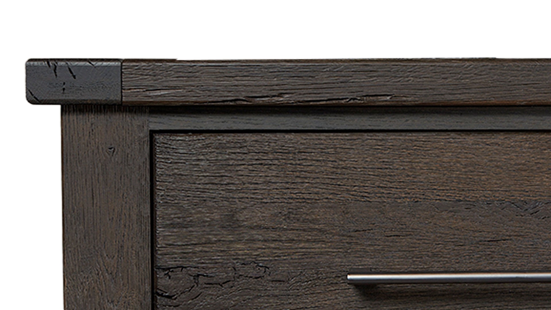 Java Dovetail Modern Farmhouse 8 Drawer Dresser w/Mirror