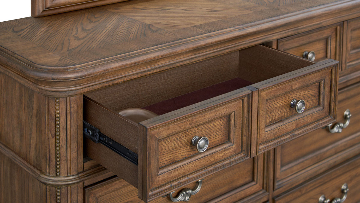 3 Pc Tanglewood King Bedroom Set (King Bed, Dresser/Mirror, & Nightstand)
