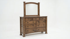 Lexington Solid Wood Amish Dresser and Mirror