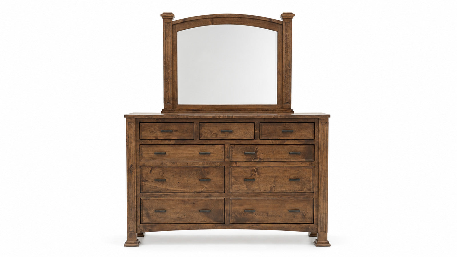 Lexington Solid Wood Amish Dresser and Mirror