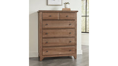 Cool Farmhouse 5 Drawer Chest