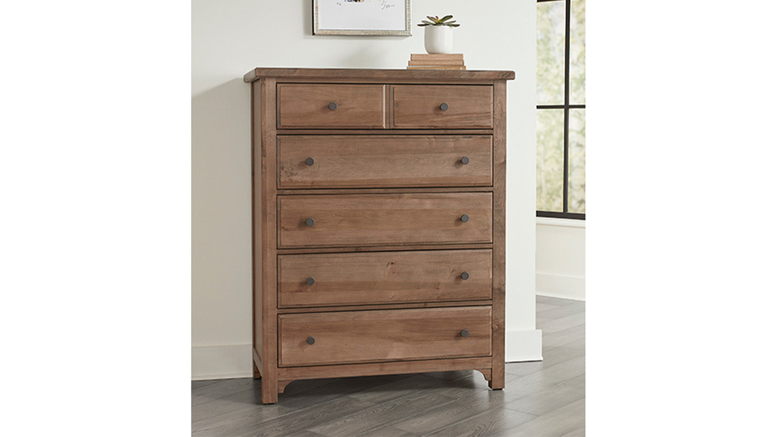 Cool Farmhouse 5 Drawer Chest