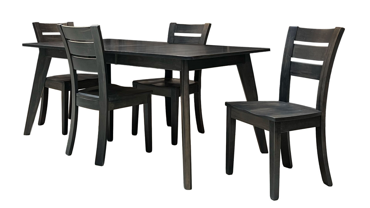 5pc GF20 Grey Dining Table & 4 Chairs
