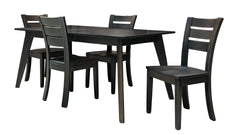 5pc GF20 Grey Dining Table & 4 Chairs