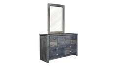 Turkey Creek Rustic Gray Dresser and Mirror