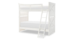 Flatiron White Twin Over Twin Bunkbed