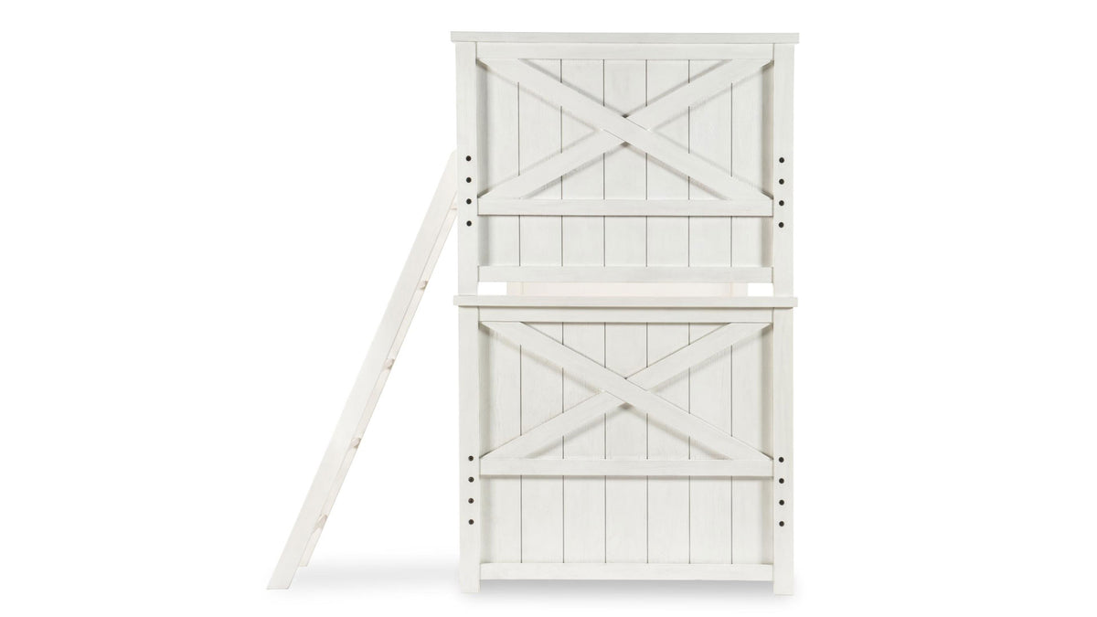 Flatiron White Twin Over Twin Bunkbed