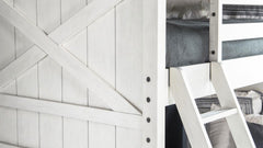 Flatiron White Twin Over Twin Bunkbed