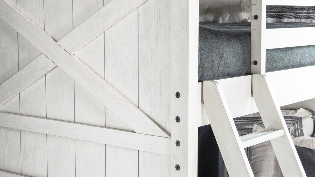 Flatiron White Twin Over Twin Bunkbed