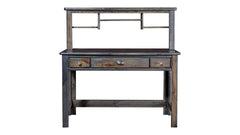 Turkey Creek Rustic Gray 2-Pc. Desk and Hutch